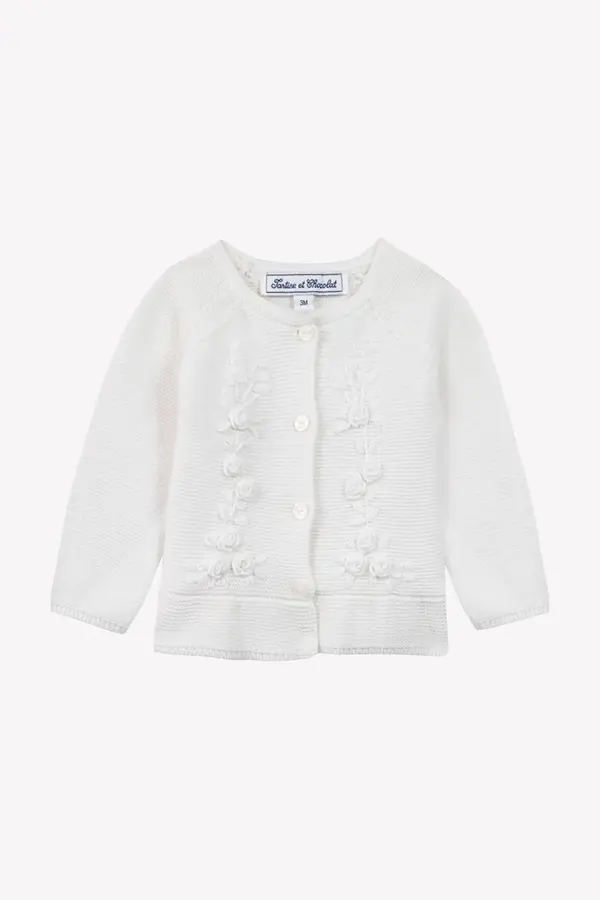 TARTINE ET CHOCOLAT Pamučni kardigan za bebe Tartine et Chocolat