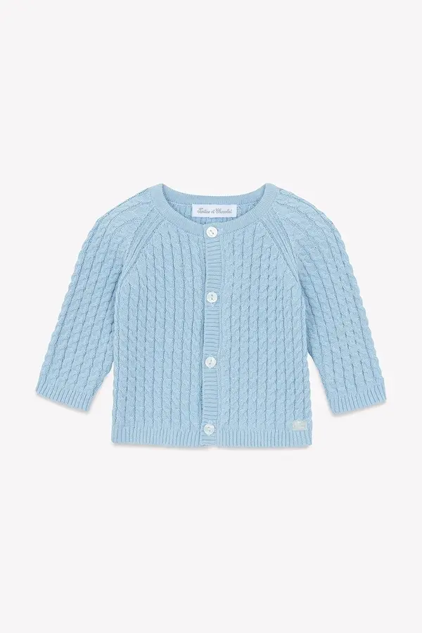 TARTINE ET CHOCOLAT Pamučni kardigan za bebe Tartine et Chocolat