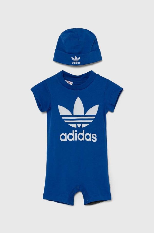 adidas Originals Pamučni kombinezon za bebe adidas Originals GIFT SET IY0749
