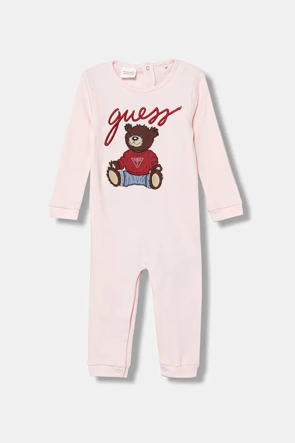 Guess Pamučni kombinezon za bebe Guess
