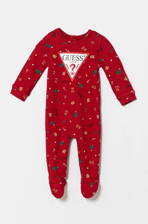 Guess Pamučni kombinezon za bebe Guess P4BG00 KBEG0