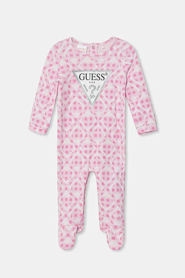 Guess Pamučni kombinezon za bebe Guess