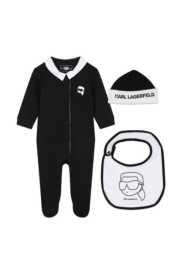 Karl Lagerfeld Pamučni kombinezon za bebe Karl Lagerfeld Z30290