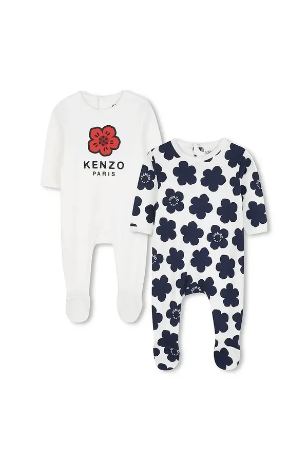 Kenzo kids Pamučni kombinezon za bebe Kenzo Kids 2-pack