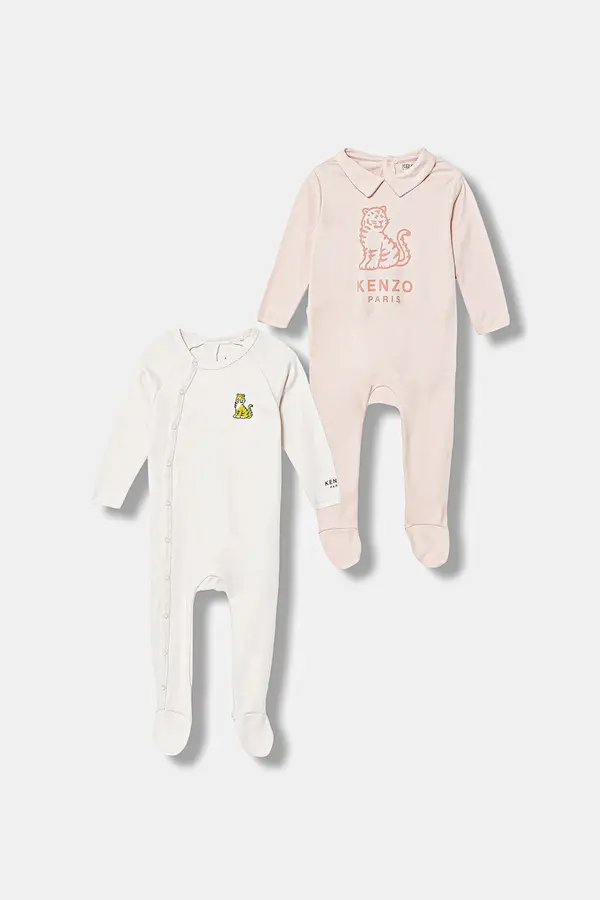 Kenzo kids Pamučni kombinezon za bebe Kenzo Kids 2-pack