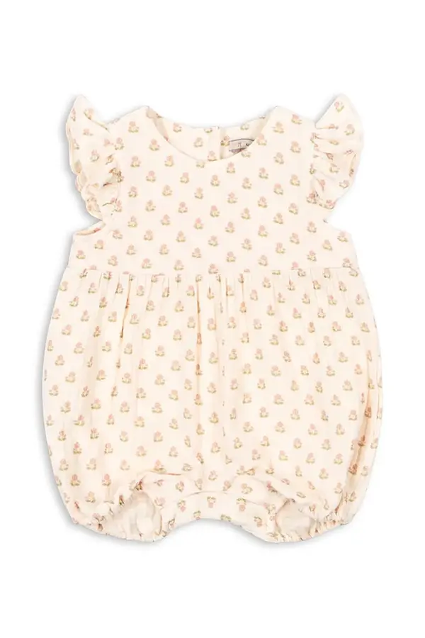 Konges Sløjd Pamučni kombinezon za bebe Konges Sløjd COCO FRILL ROMPER GOTS