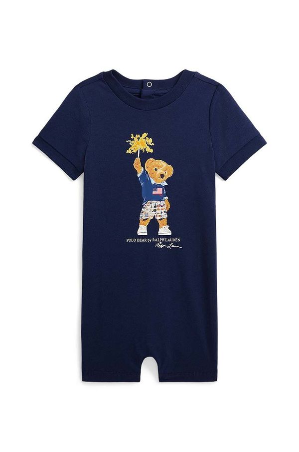 Polo Ralph Lauren Pamučni kombinezon za bebe Polo Ralph Lauren 3,20871E+11