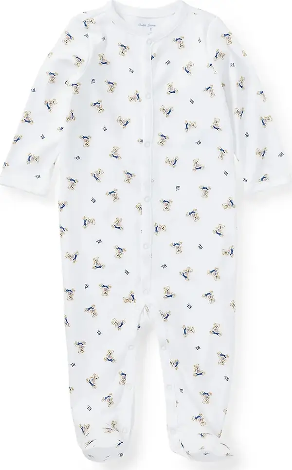Polo Ralph Lauren Pamučni kombinezon za bebe Polo Ralph Lauren