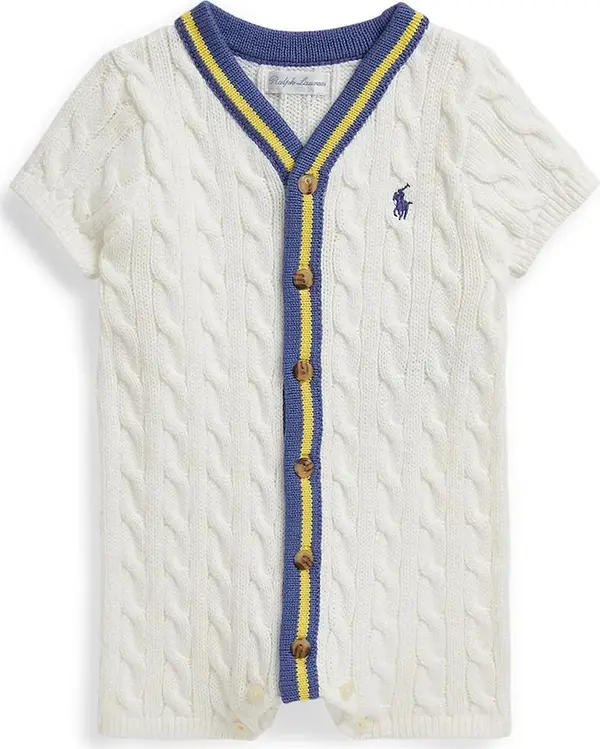 Polo Ralph Lauren Pamučni kombinezon za bebe Polo Ralph Lauren