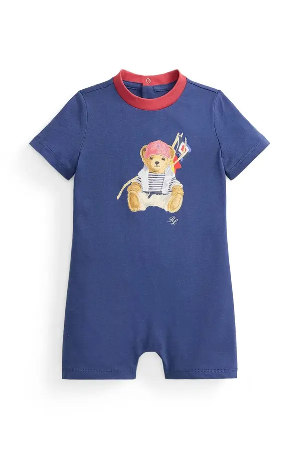 Polo Ralph Lauren Pamučni kombinezon za bebe Polo Ralph Lauren