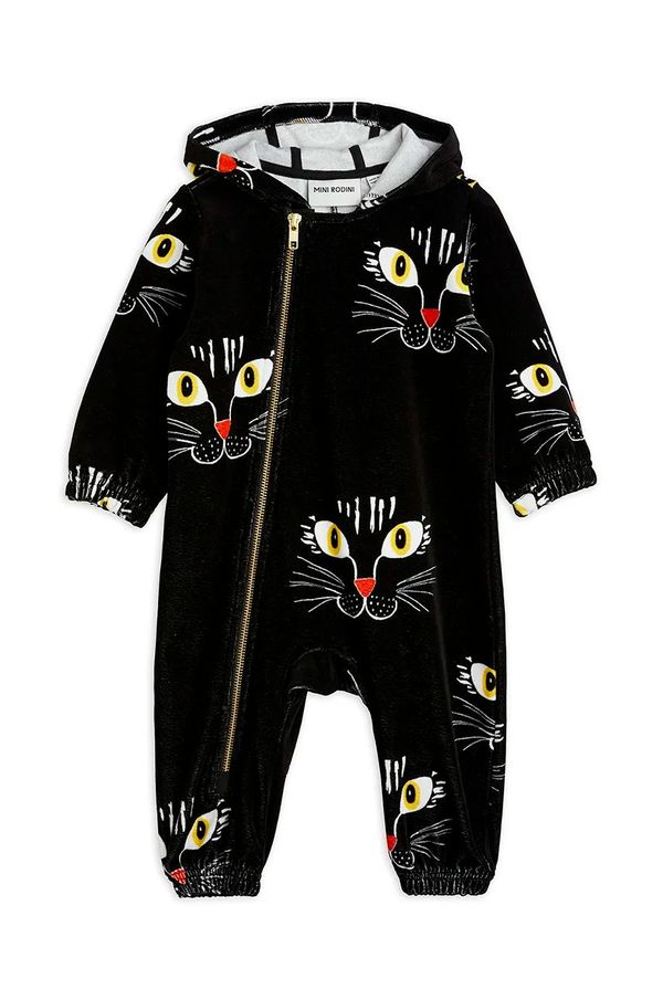 Mini Rodini Pamučni kombinezoni za bebe Mini Rodini Cat face 2374012199