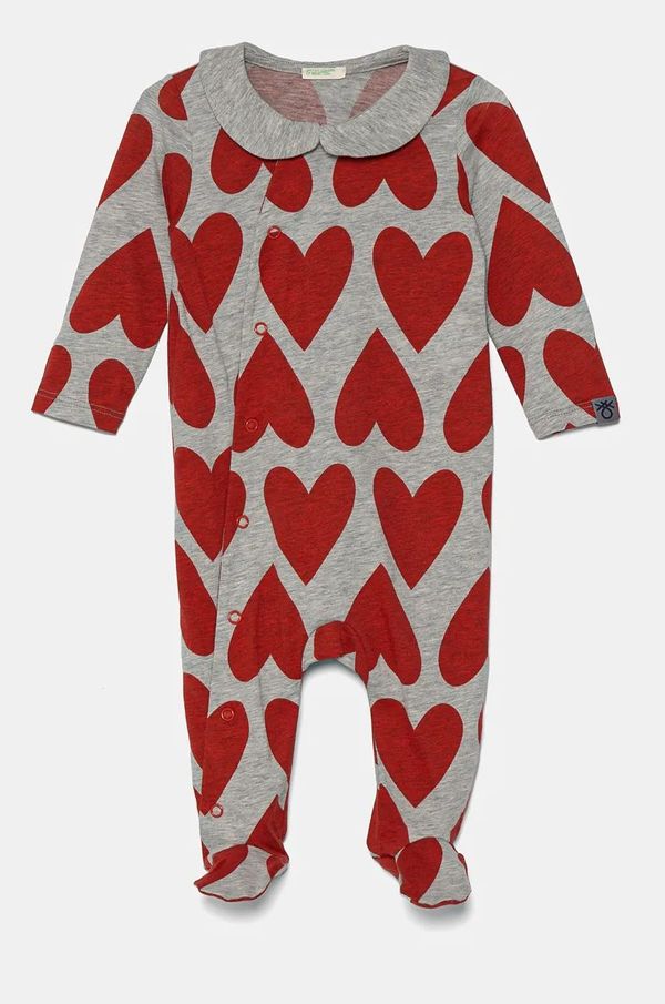 United Colors of Benetton Pamučni kombinezoni za bebe United Colors of Benetton 3MR70T01W