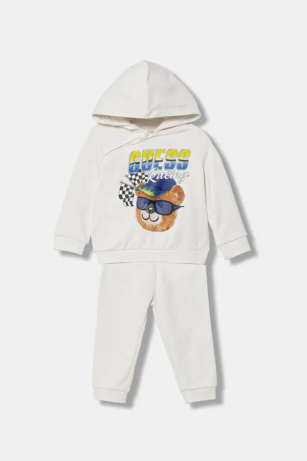 Guess Pamučni komplet trenirke za bebe Guess 2-pack