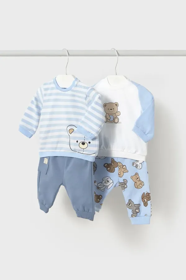 Mayoral Newborn Pamučni komplet trenirke za bebe Mayoral Newborn 1612