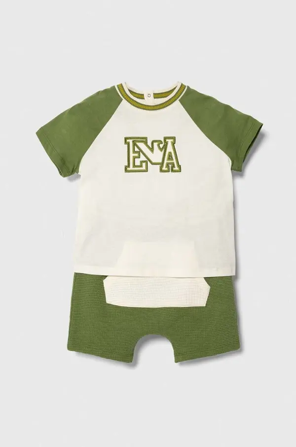 Emporio Armani Pamučni komplet za bebe Emporio Armani