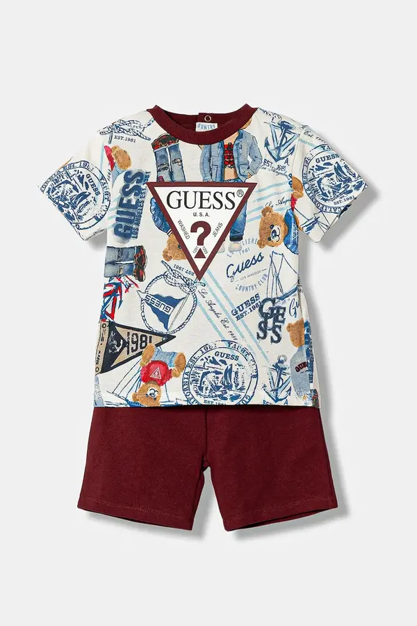Guess Pamučni komplet za bebe Guess 2-pack