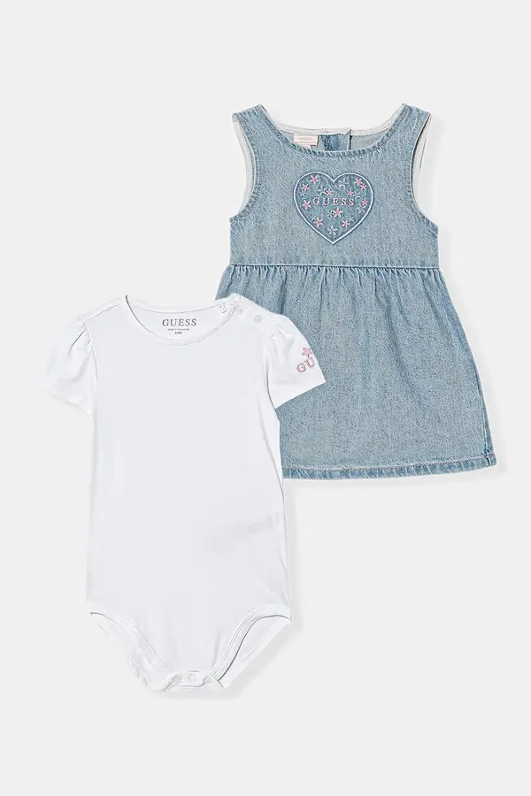 Guess Pamučni komplet za bebe Guess 2-pack