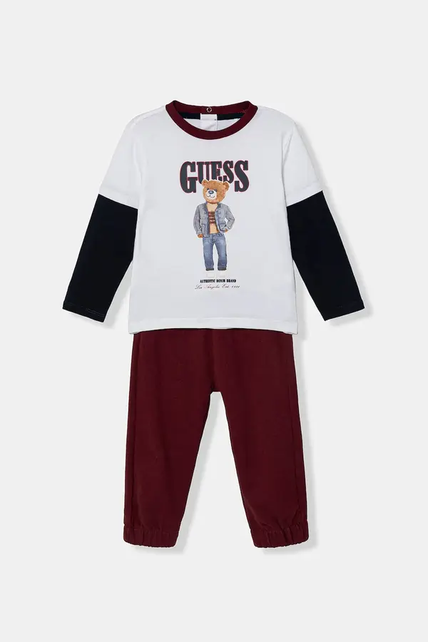 Guess Pamučni komplet za bebe Guess 2-pack