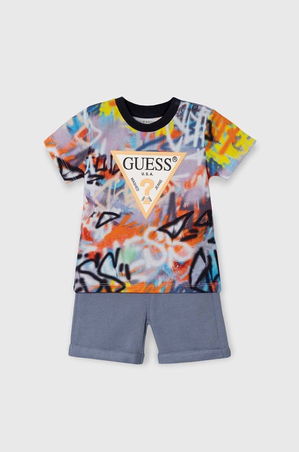 Guess Pamučni komplet za bebe Guess