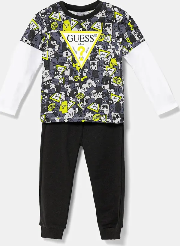 Guess Pamučni komplet za bebe Guess