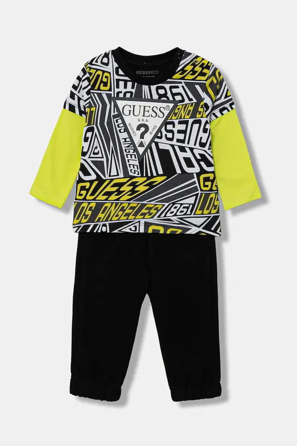 Guess Pamučni komplet za bebe Guess