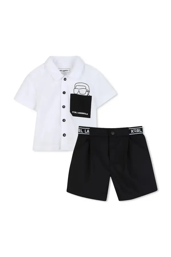 Karl Lagerfeld Pamučni komplet za bebe Karl Lagerfeld