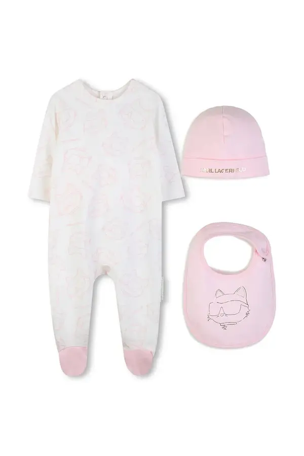 Karl Lagerfeld Pamučni komplet za bebe Karl Lagerfeld