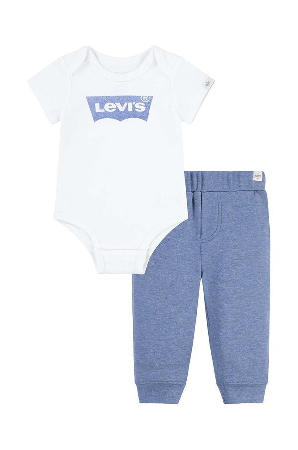 Levi's Pamučni komplet za bebe Levi's LVN BATWING BODYSUIT SET