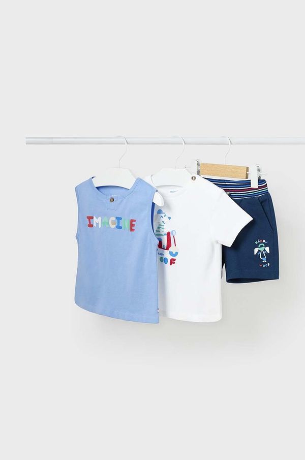 Mayoral Pamučni komplet za bebe Mayoral boja: bijela