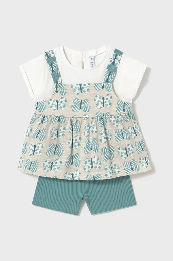 Mayoral Pamučni komplet za bebe Mayoral boja: tirkizna, 1229