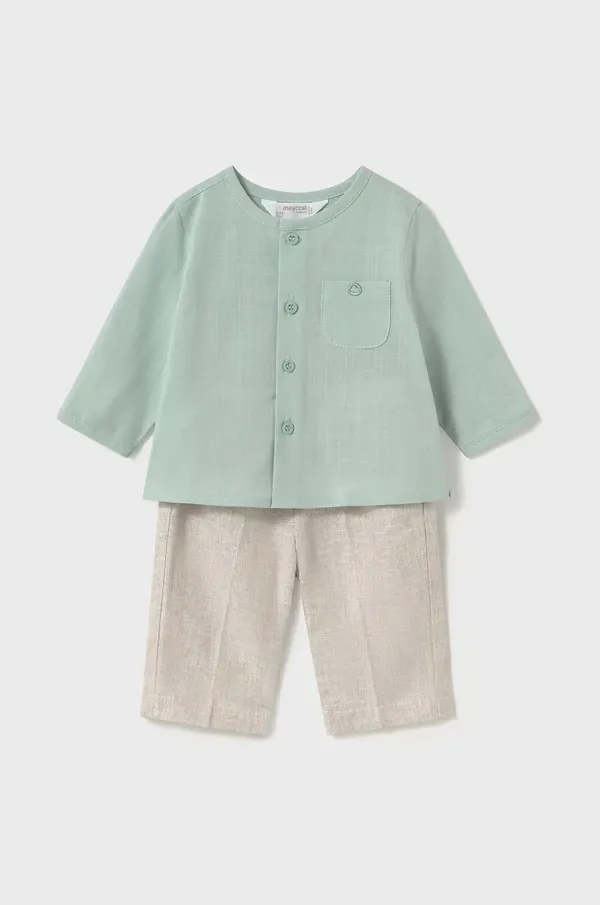 Mayoral Newborn Pamučni komplet za bebe Mayoral Newborn boja: bijela, 1564