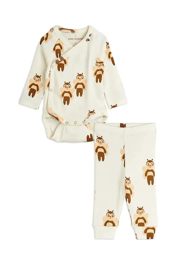 Mini Rodini Pamučni komplet za bebe Mini Rodini Bees
