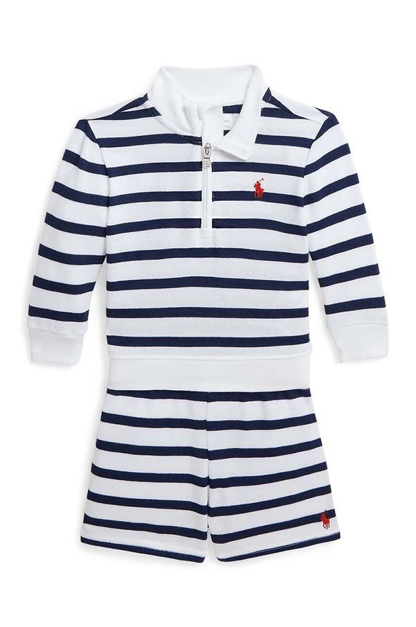 Polo Ralph Lauren Pamučni komplet za bebe Polo Ralph Lauren boja: tamno plava, 320942256001