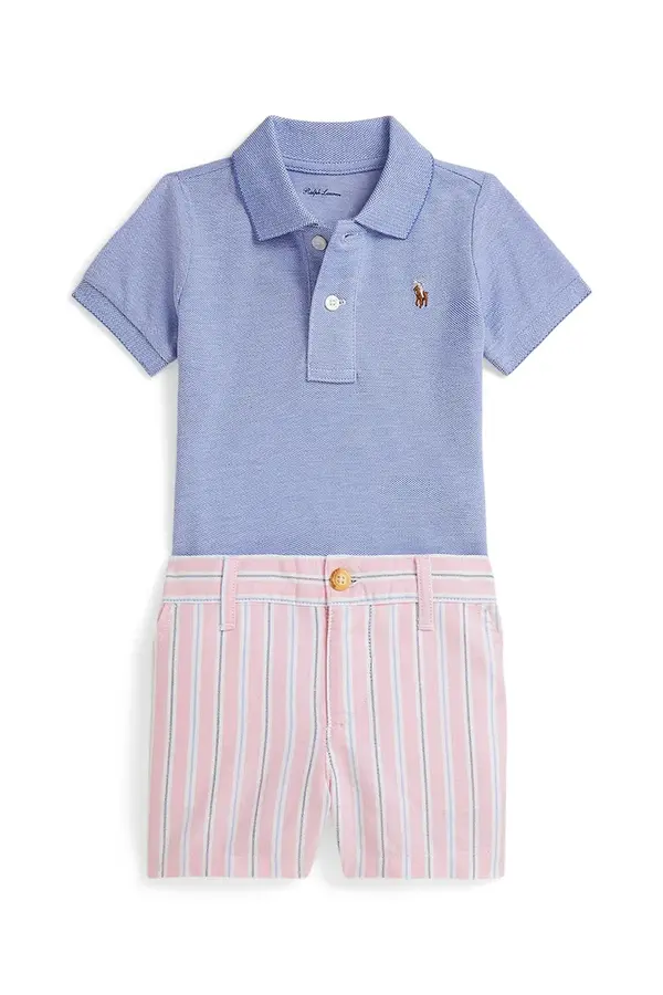 Polo Ralph Lauren Pamučni komplet za bebe Polo Ralph Lauren