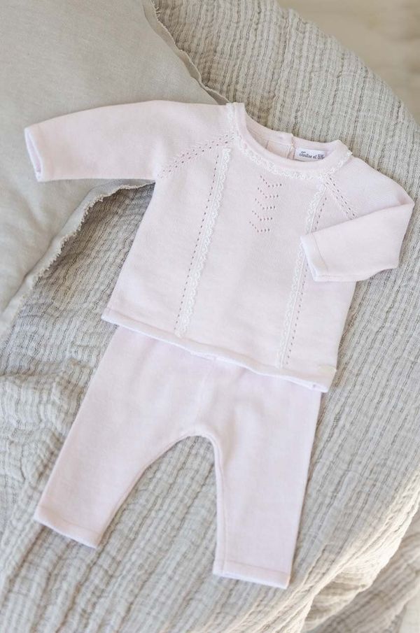 TARTINE ET CHOCOLAT Pamučni komplet za bebe Tartine et Chocolat boja: ružičasta