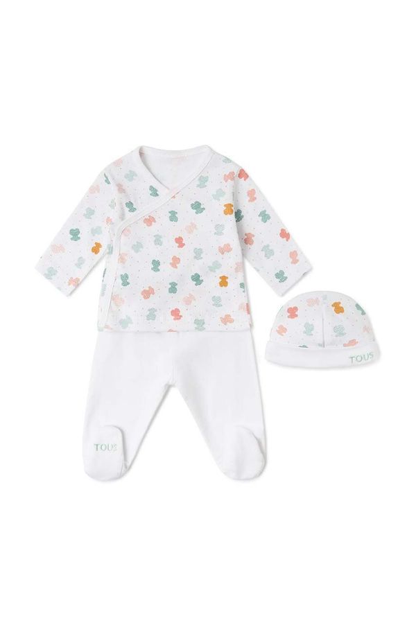 Tous Pamučni komplet za bebe Tous boja: bijela