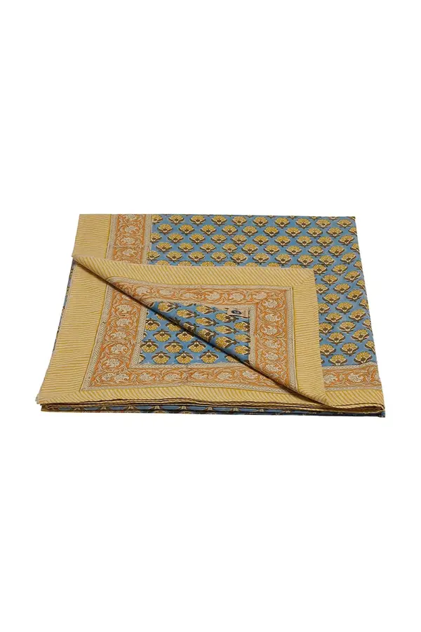 Doing Goods Pamučni prekrivač Doing Goods Blue Emma 220 x 140 x 0,20 cm