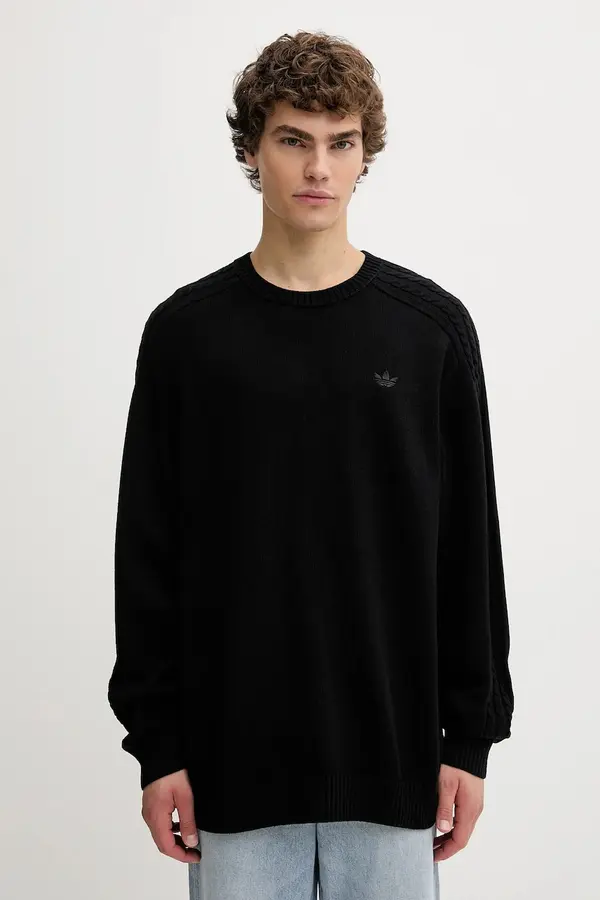 adidas Originals Pamučni pulover adidas Originals P Ess Knit Crew