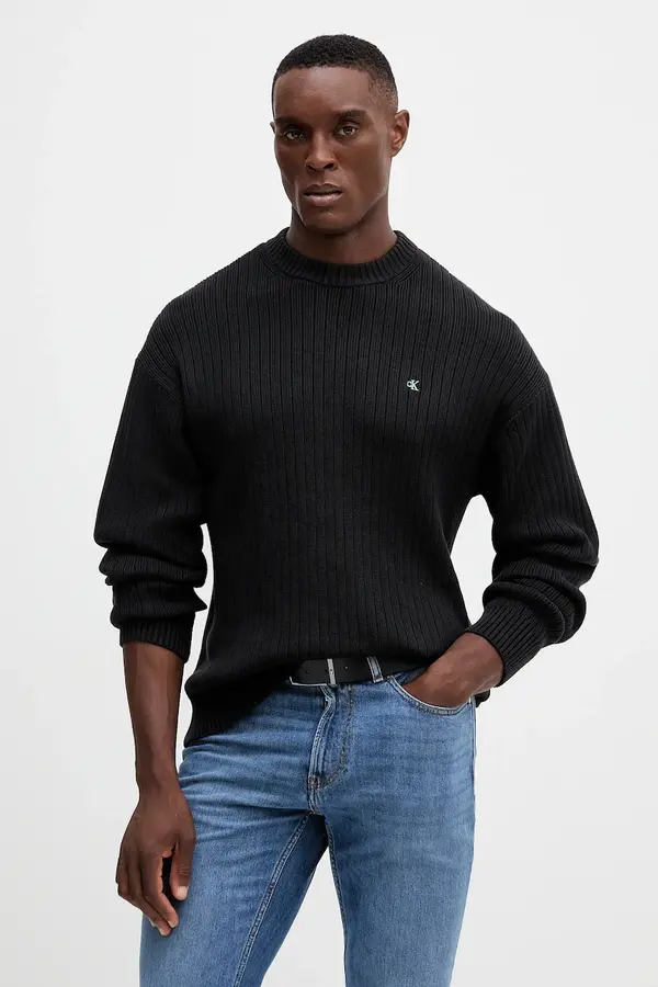 Calvin Klein Jeans Pamučni pulover Calvin Klein Jeans