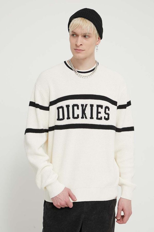 Dickies Pamučni pulover Dickies MELVERN boja: bež, DK0A4YMC