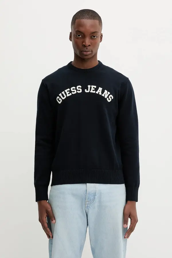 Guess Jeans Pamučni pulover Guess Jeans