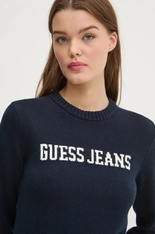 Guess Jeans Pamučni pulover Guess Jeans