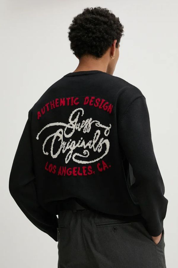 Guess Originals Pamučni pulover Guess Originals boja: crna, M4BR40 Z34N1