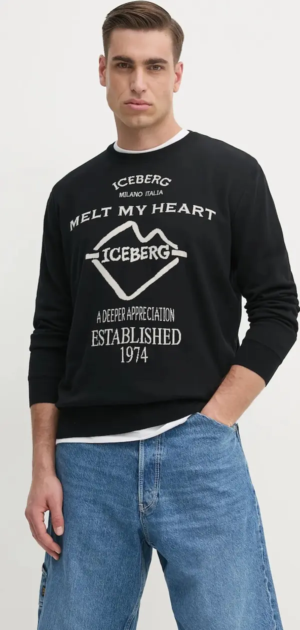 Iceberg Pamučni pulover Iceberg
