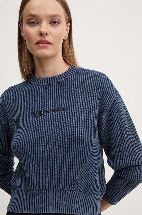 Karl Lagerfeld Jeans Pamučni pulover Karl Lagerfeld Jeans 246J2001