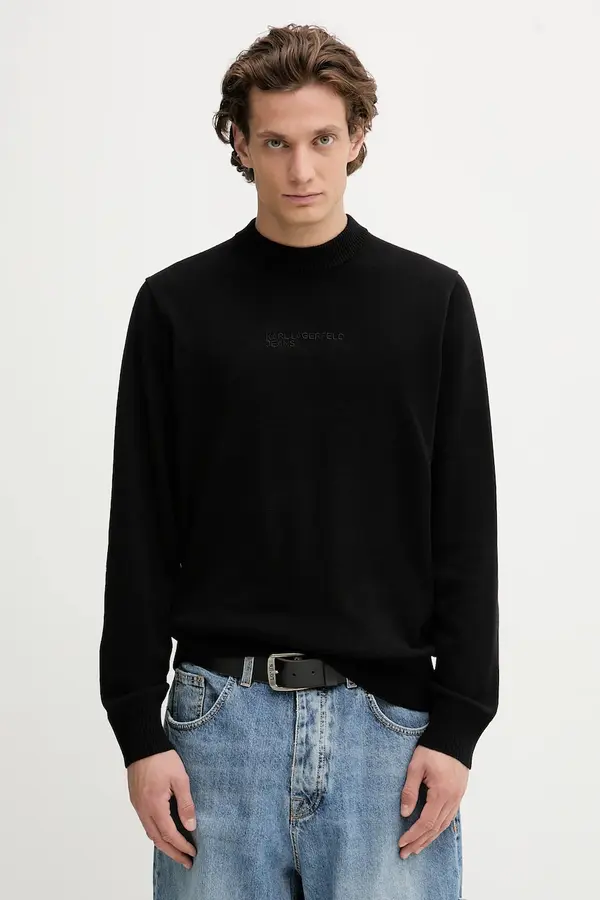 Karl Lagerfeld Jeans Pamučni pulover Karl Lagerfeld Jeans