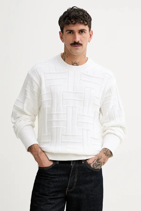 Kenzo Pamučni pulover Kenzo Weave