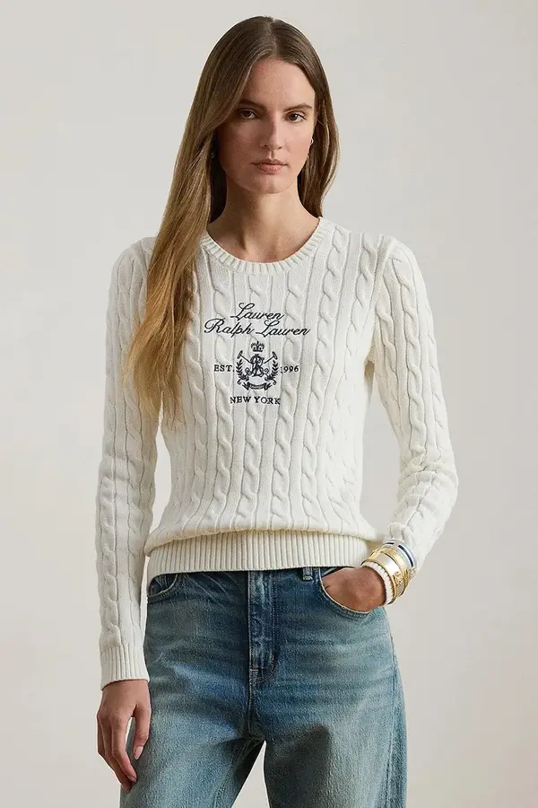 Lauren Ralph Lauren Pamučni pulover Lauren Ralph Lauren