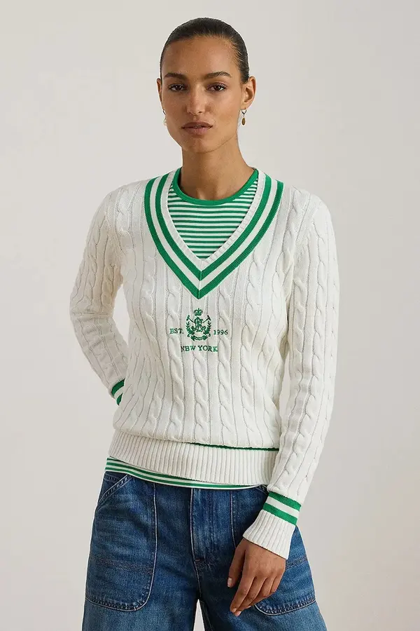 Lauren Ralph Lauren Pamučni pulover Lauren Ralph Lauren
