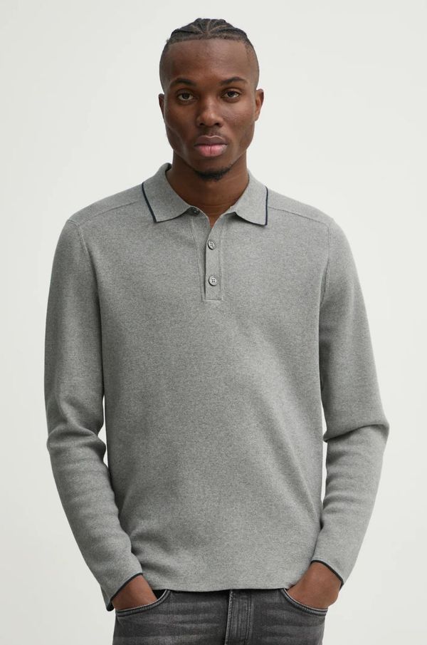 Marc O'Polo Pamučni pulover Marc O'Polo boja: siva, lagani, 520501660006